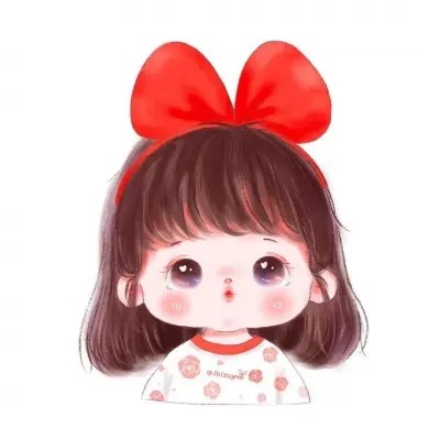 头戴蝴蝶结的萌小娃