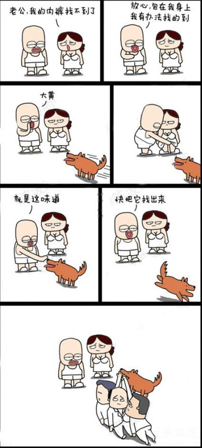 大黄，去把内裤找出来