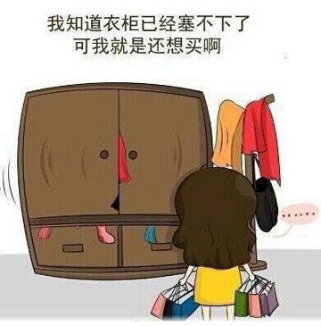 我知道衣柜塞不下了，但是还想买衣服