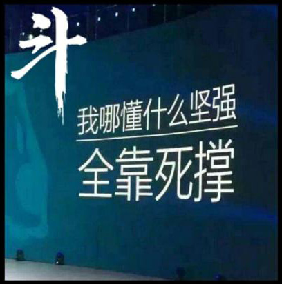 我哪懂什么坚强，全靠死撑而已