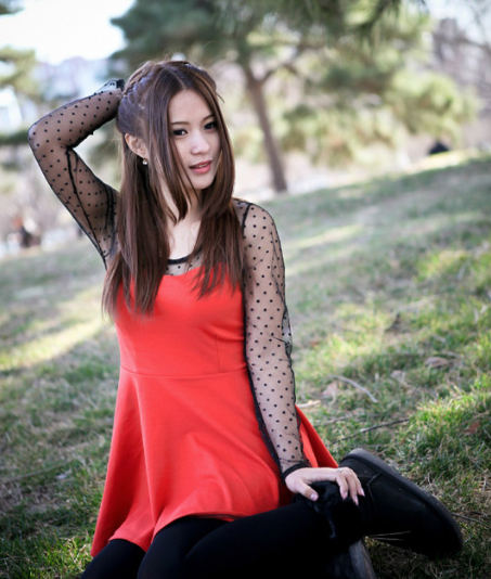 让人眼前一亮的美女