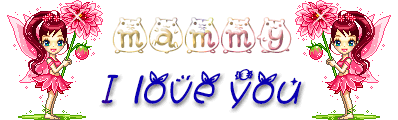 妈妈，I love you