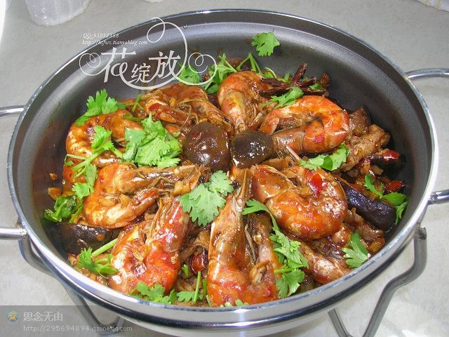 漂亮的干锅龙虾