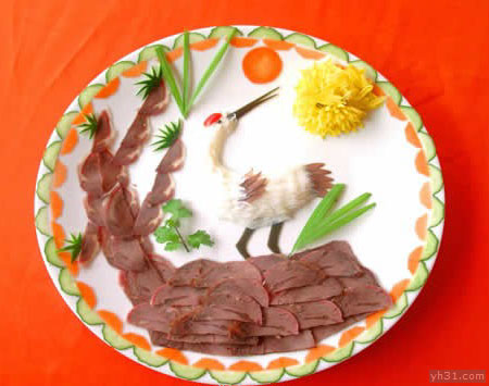 漂亮的天鹅餐