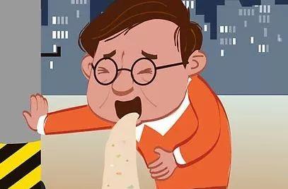 吃坏东西真是难受呀