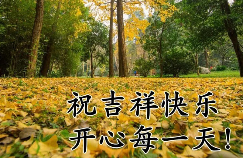 祝你吉祥快乐，开心过好每一天