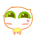 圈圈猫QQ表情图片