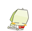 伤心的囧脸茶包