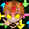 淘气好玩的恶魔男孩QQ表情