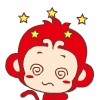 脑袋里冒星星