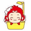 嘻嘻，我在洗澡澡