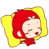 睡梦中的momoking猴子