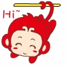 hi，挂着出来问好
