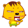 正在刷牙的草草猫
