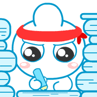 专心做作业的奶瓶仔