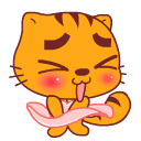 搞怪脸红的可可猫