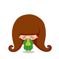 babysara抛飞吻