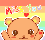 可爱小熊Miss you