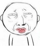 黑崽线条面瘫表情