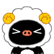 黑黑猪之小黑达QQ表情图片