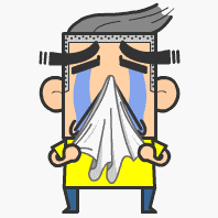 眼里都是眼泪啊