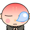 坐着睡觉的小和尚