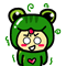 惊呆了的周小蛙