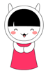 小玉兔打招呼