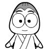 大眼线条小人QQ表情