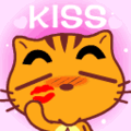 kiss一下，留个唇印