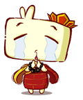伤心的囧囧娃娃