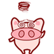 卡瓦伊猪乐桃表情