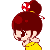 调皮的洛宝贝女生