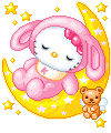 睡觉的Kitty White猫咪