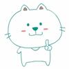 笨笨猫摆手指
