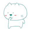笨笨猫送飞吻