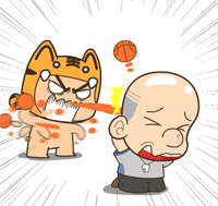 虎阿油猛烈打和尚