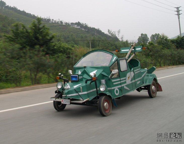 改装后的雷人小汽车