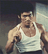 李小龙摆手指
