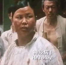 功夫大婶骂人，神经病