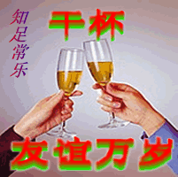 友谊万岁，干杯