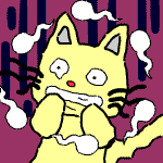 猫咪被吓死了