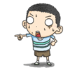 你吓得我冒汗