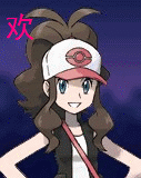 卡通女孩欢迎新人