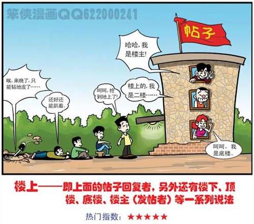 关于楼上楼下的漫画