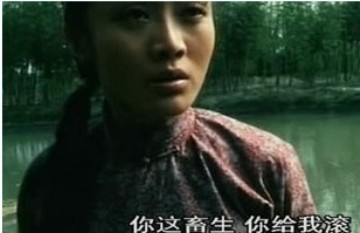 你这畜生，你给我滚