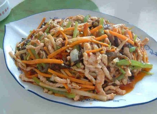 好吃的鱼香肉丝