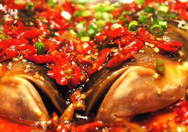 漂亮的剁椒鱼头
