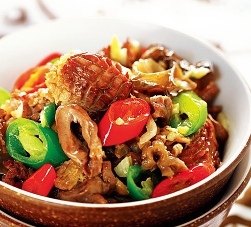 色香味美的炒菜