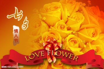 七夕情人节，送你玫瑰花